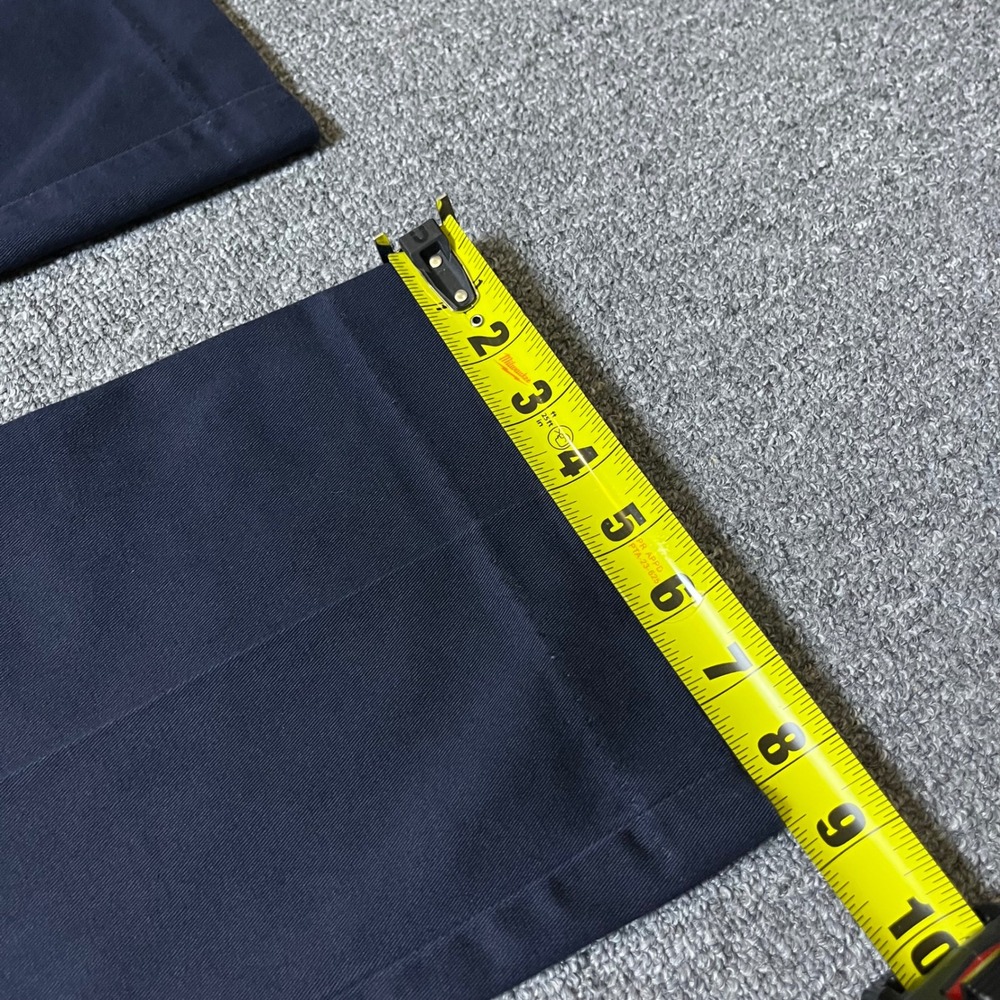Dickies Flare Leg Work Pants Navy Blue Junior Twill Trousers Casual Utility - Picture 5 of 8
